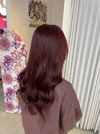 ロング カラー 安井まゆ _Box mico.のヘアスタイル