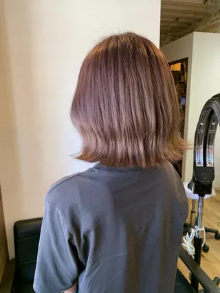 ミディアム 藤本 翔己のヘアスタイル