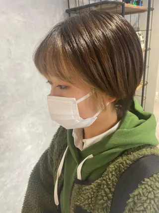 ショート Cielro/ダブル カラー/西田咲希のヘアスタイル