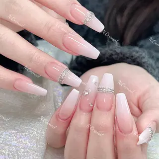 ネイル 長いだし/スカルプ/ パラシェルN.oneのネイルデザイン