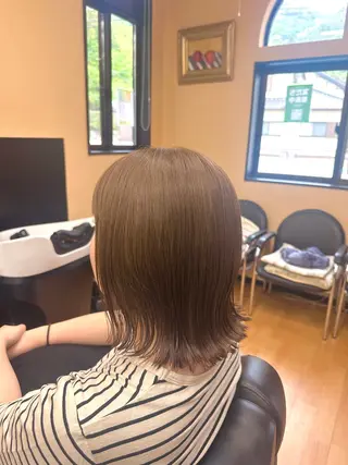 ミディアム ファミリーサロン 平山のヘアスタイル