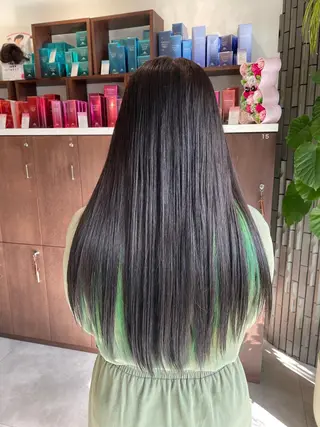 ロング 松井 竜輝のヘアスタイル