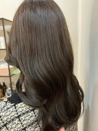 セミロング カラー 🍜のばた 🍜のヘアスタイル