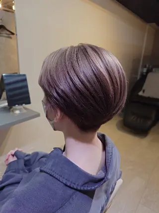 ショート カラー 東梅田/美髪矯正/ 大貫一輝のヘアスタイル