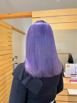 ミディアム カラー ✨髪質改善🎨 杉本賢人のヘアスタイル