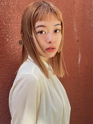 ミディアム カラー 💎透明感カラー特化 💎TAISEIのヘアスタイル