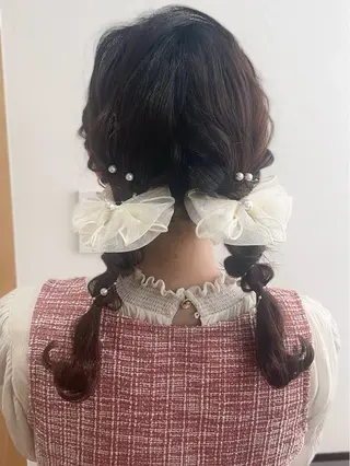 セミロング 札幌 ヘアアレンジ 🍎 タナカセリナのヘアスタイル