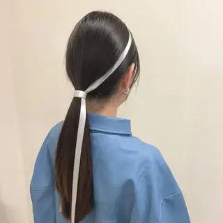 ロング ヘアアレンジ ワタナベ リリコのヘアスタイル