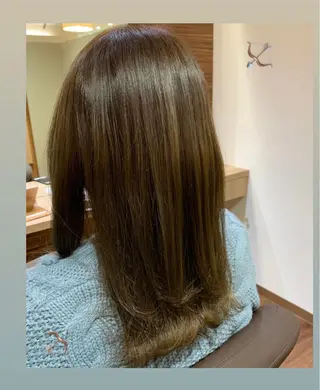 セミロング カラー 個室サロン🕊️ 飯塚優希のヘアスタイル