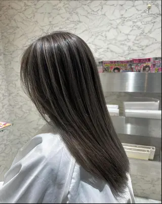 ロング カラー ✨長岡市韓国レイヤー /髪質改善/山下竣介のヘアスタイル