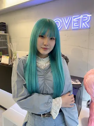 ロング カラー ミユル/ 盛れるエクステ🎀✨のヘアスタイル