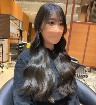 ロング 韓国ヘア🕊村上 ののこ🕊のヘアスタイル