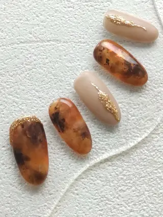 ネイル ⭐︎休業中の練習⭐︎ JNA認定講師髙橋のネイルデザイン