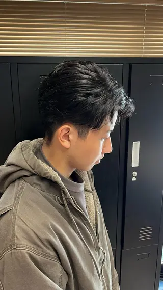 メンズ メンズカット パーマ飯野友喜のヘアスタイル