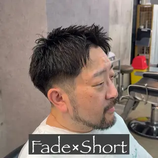 ショート パーマ ヘアアレンジ メンズ MENIN メンズ サロン　望月　涼太のヘアスタイル