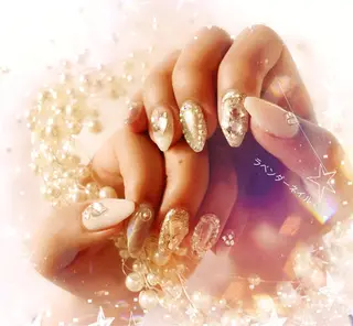 ネイル ラベンダー💖日暮里 ルル💖ネイルのネイルデザイン