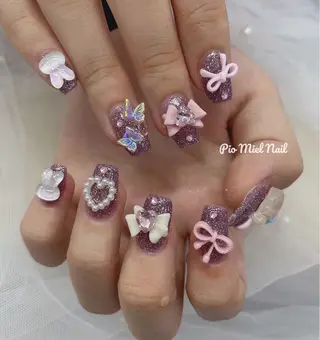 ネイル HANA 長さだしのネイルデザイン