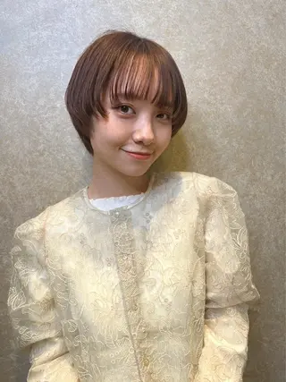 ショート 片柳 美友季のヘアスタイル