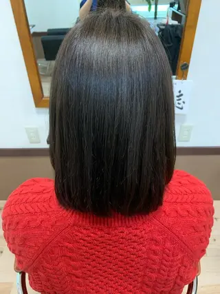 ミディアム カラー 中本 愛理のヘアスタイル