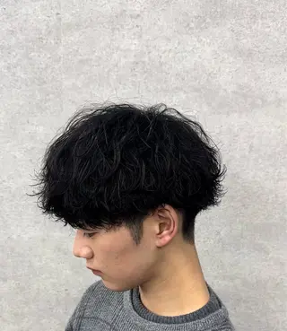 ショート カラー パーマ 福井祥太／海外風 /プードルパーマのヘアスタイル