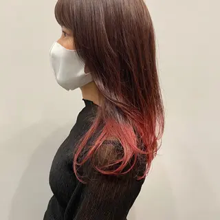 ロング 壁谷  加保理のヘアスタイル