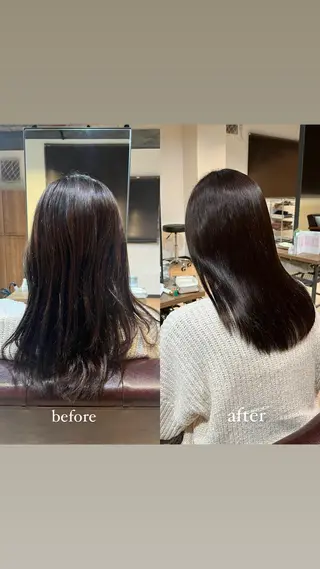 セミロング 奥野 涼香のヘアスタイル