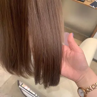 セミロング 【完全個室】髪質改善 暖色カラー/山崎唯奈のヘアスタイル