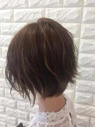 ショート カラー 盛れるレイヤーカット 得意🌹井上美沙のヘアスタイル