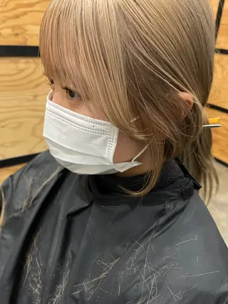 ロング カラー 久木原 ゆりのヘアスタイル