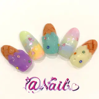 ネイル 小尾 栞のネイルデザイン