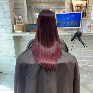 カラー 八木橋 音寧のヘアスタイル