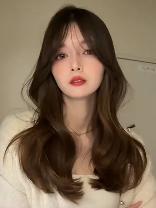 ロング カラー ヘアアレンジ 🫧透明感カラー/ 艶カラー🫧namiのヘアスタイル