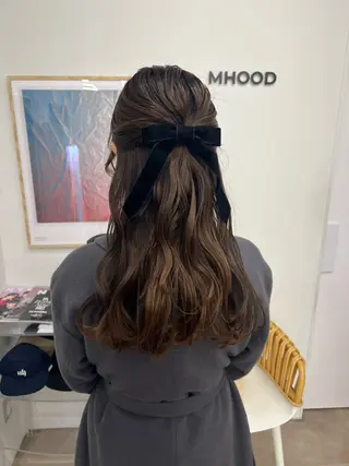 ヘアアレンジ アレンジ/ブラウン カラー HARU🕯のヘアスタイル