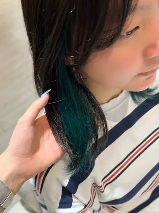 ミディアム カラー モデル募集 セイノチヒロのヘアスタイル