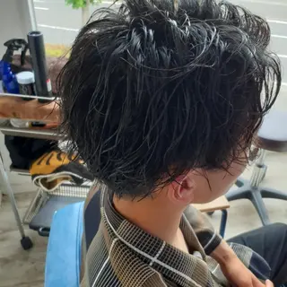 メンズ パーマ 深澤 春樹のヘアスタイル