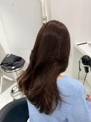 カラー 上品顔周りレイヤー 🥀トレンドスタイルのヘアスタイル