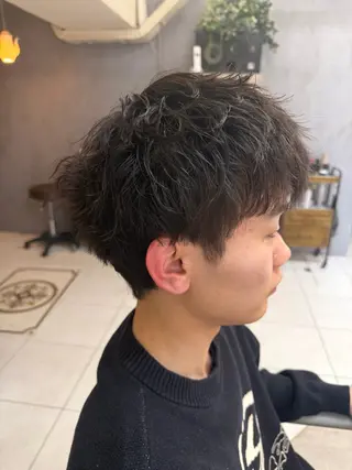 パーマ メンズ Nest千葉颯 メンズスタイリストのヘアスタイル