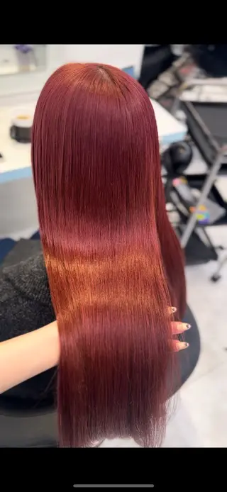 ロング カラー ♥️暖色カラ ー♥️由夏のヘアスタイル