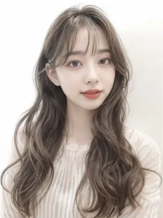 ロング イチマル サトルのヘアスタイル