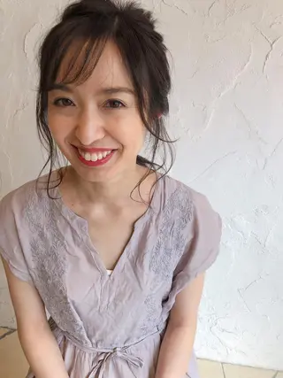 ミディアム ヘアアレンジ tocca八王子 AYAKAのヘアスタイル