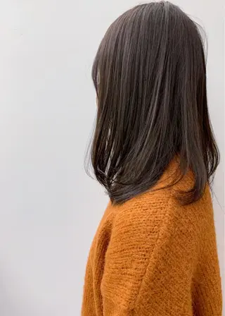 ミディアム カラー 縮毛矯正×髪質改善 店長　DAITOのヘアスタイル
