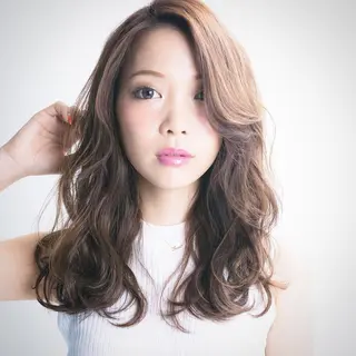 セミロング カラー ヘアアレンジ 山本 千尋のヘアスタイル