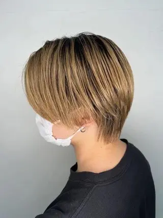 ショート カラー メンズ 渡辺 大輝 メンズパーマのヘアスタイル