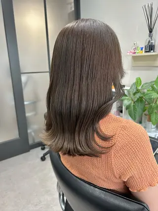 セミロング カラー 髪質改善will hairdesignのヘアスタイル