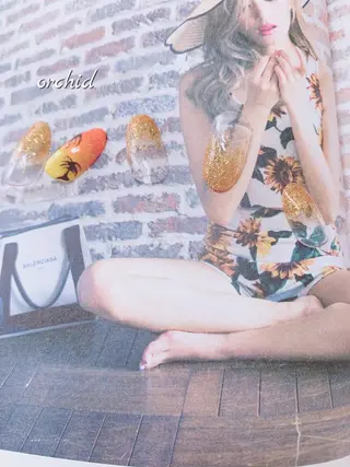 ネイル orchid ♡オーキッドのネイルデザイン