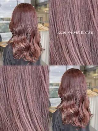 ロング 中嶋 礼愛のヘアスタイル