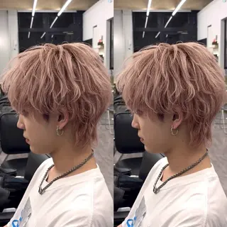 ミディアム カラー メンズ 渋谷✨メンズ特価✨ 泉　龍之介のヘアスタイル