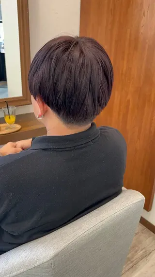 カラー メンズ amiehairroom所属・むらたナチュラルパー マ🌀透明感カラーのヘアスタイル