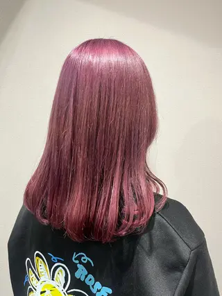 セミロング カラー YUZUKI 🌙のヘアスタイル