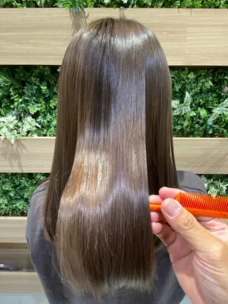 ロング カラー パーマ 店長 後藤剛のヘアスタイル